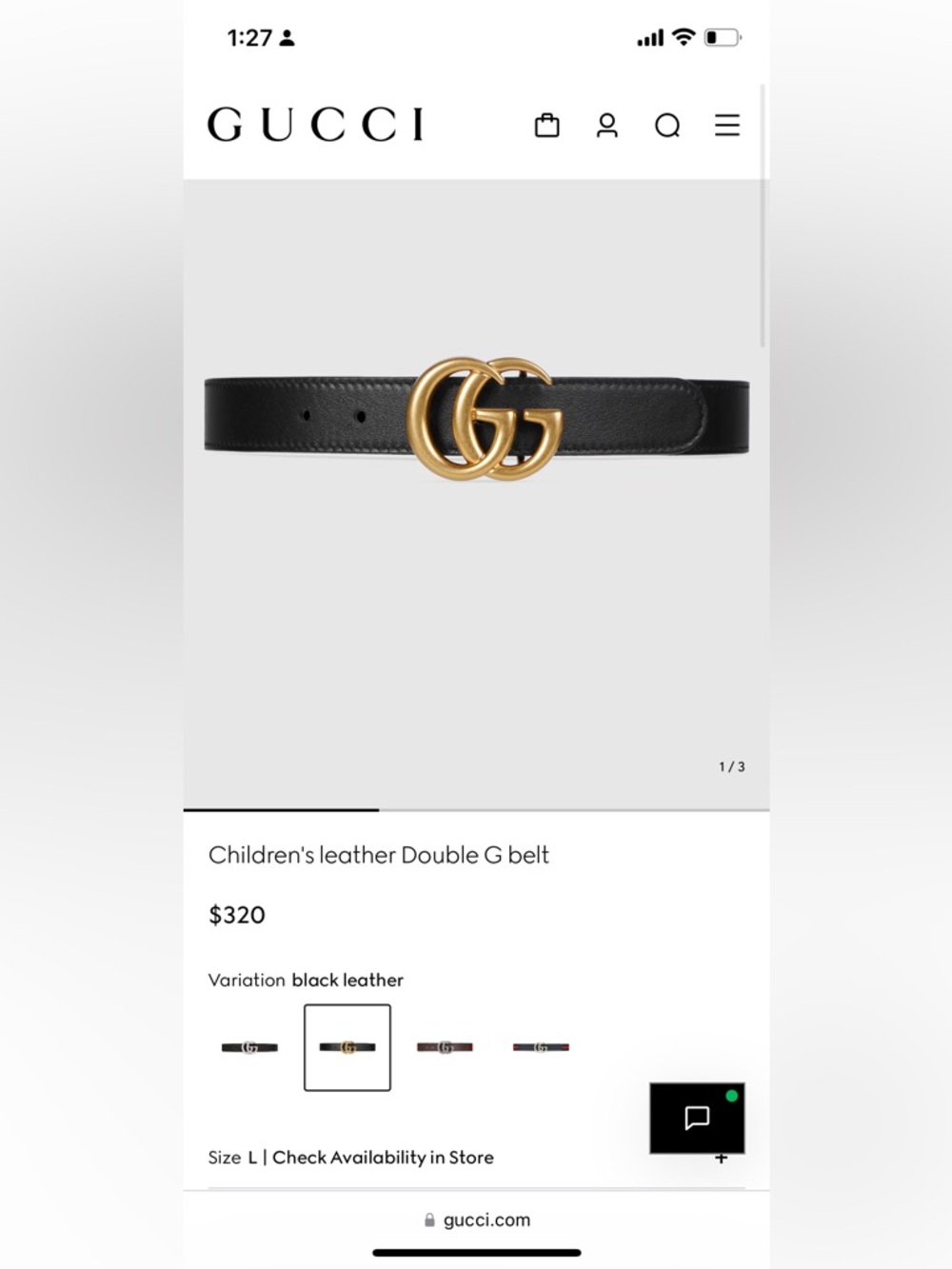 Gucci Belt